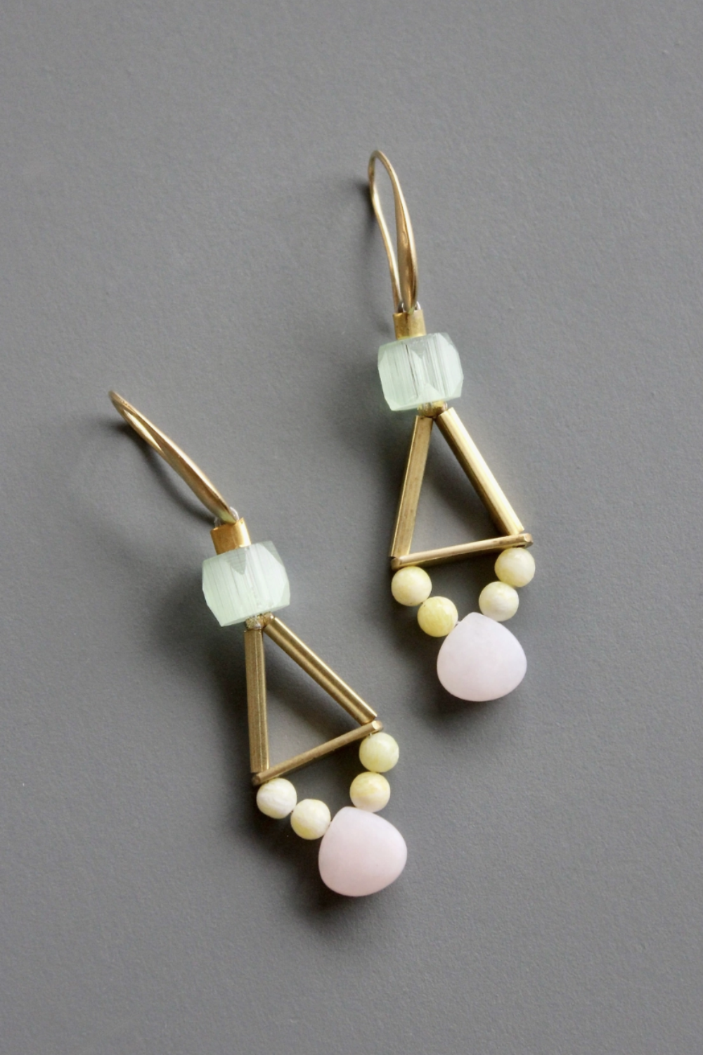 DAVID AUBREY LILLIAN GEOMETRIC EARRINGS