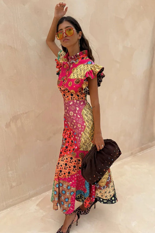 NEVER FULLY DRESSED MOROCCO REMI DRESS