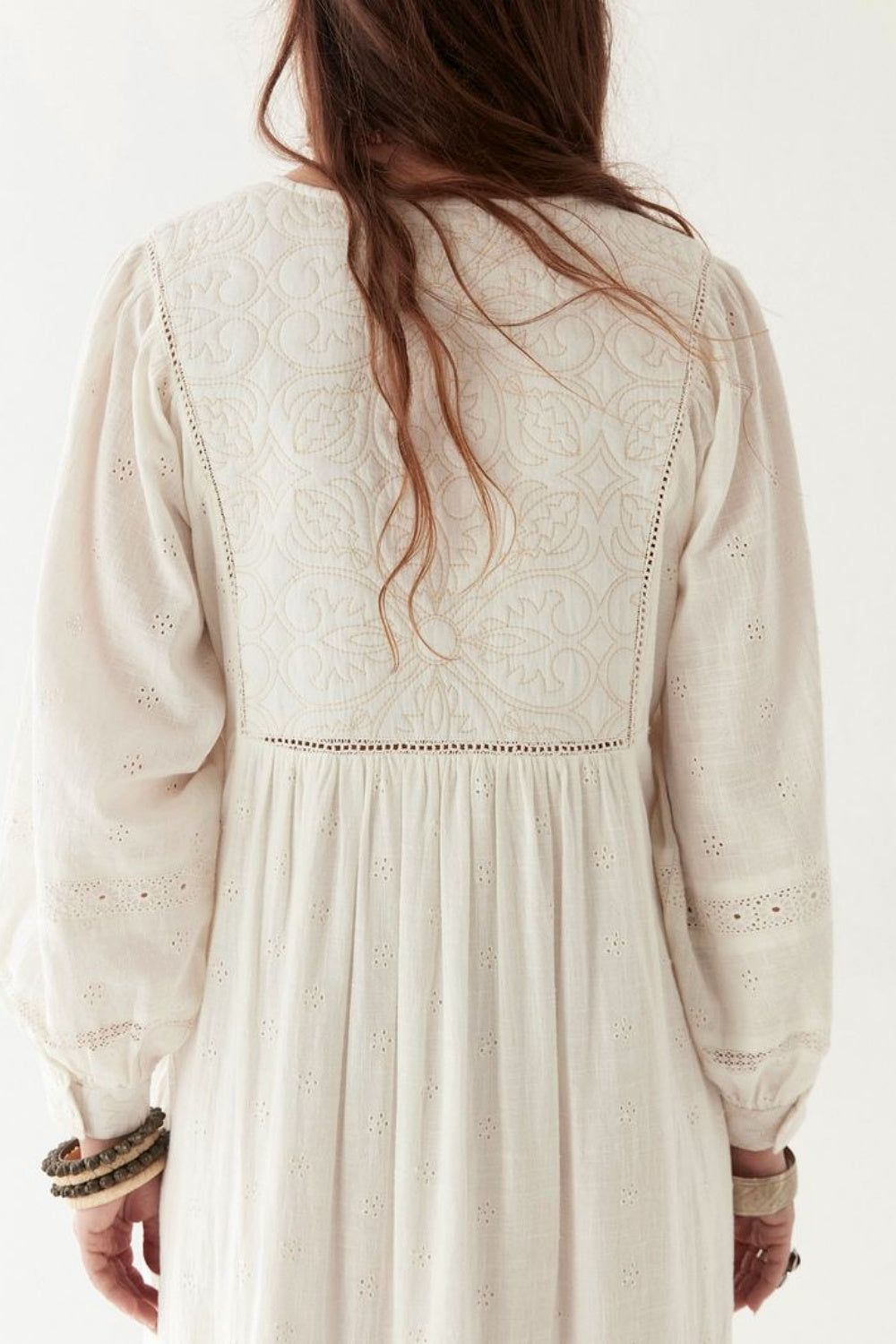 MAISON HOTEL AMALIA DRESS MOSAIQUE IVORY