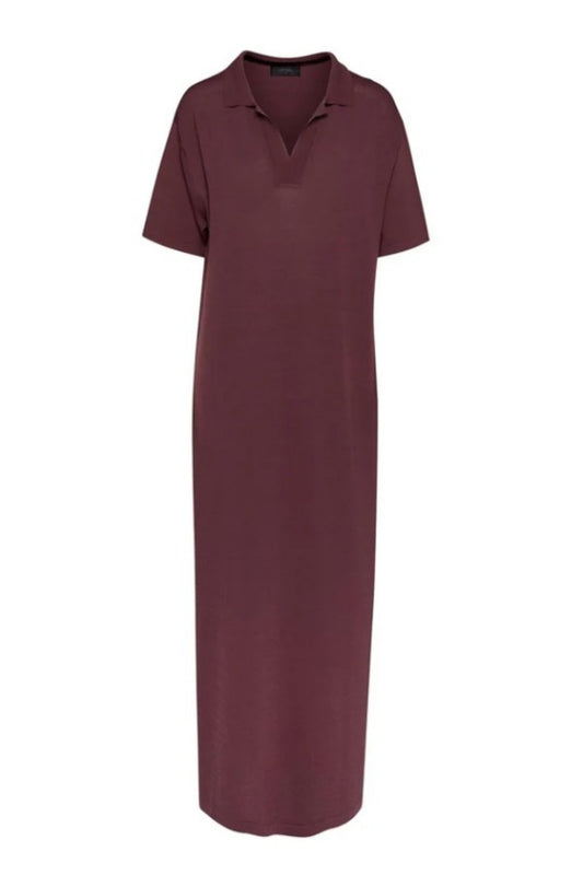 LOUNGE THE LABEL MURREN DRESS MERLOT