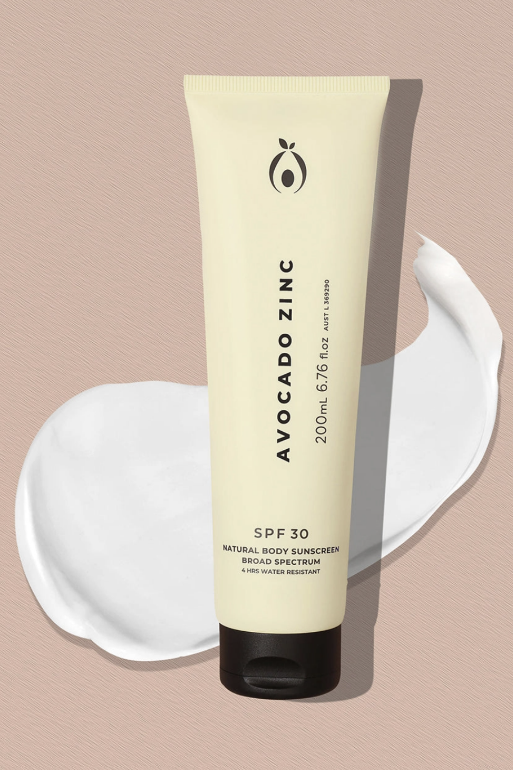AVOCADO ZINC NATURAL BODY SUNSCREEN 200ML