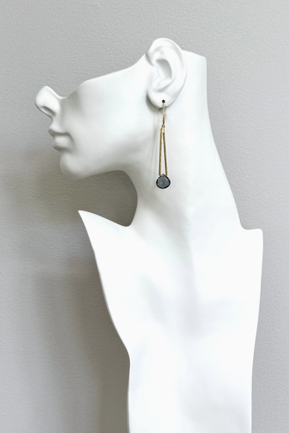 DAVID AUBREY GERALDINE LONDON BLUE TOPAZ EARRINGS