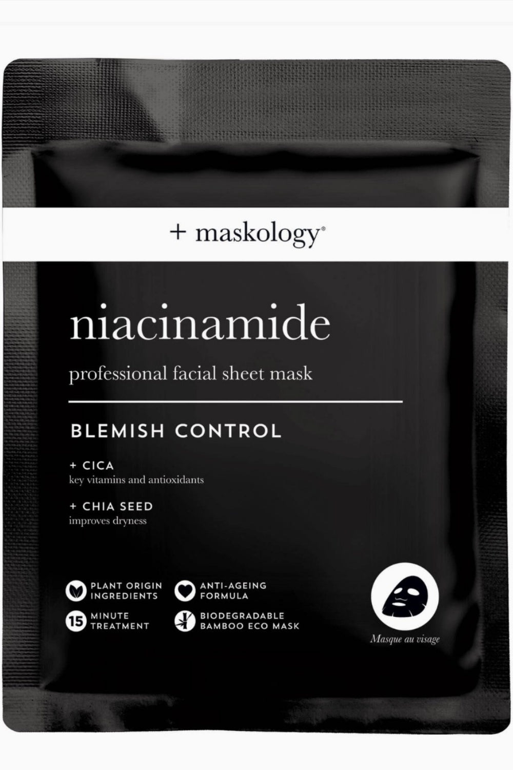 MASKOLOGY NIACINAMIDE FACIAL SHEET MASK