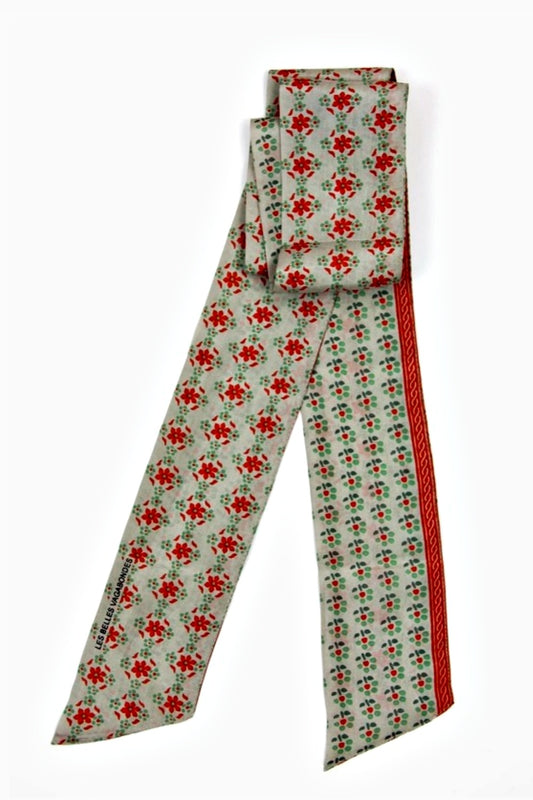 LES BELLES VAGABONDES SILK BANDEAU NICKY CORAL