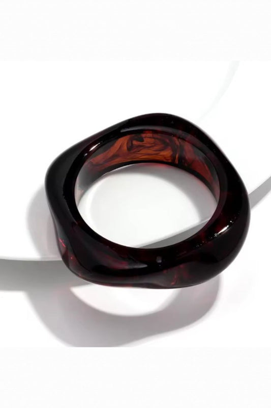 NORMA BANGLE DARK TORTOISESHELL
