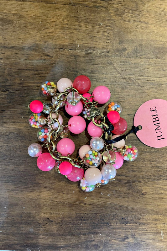 JUMBLE HUNDREDS + THOUSANDS CHARM BRACELET