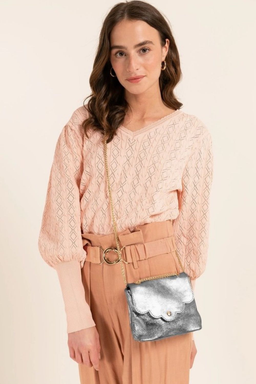 PIA CROSSBODY BAG SILVER