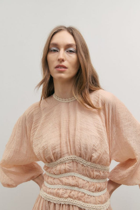 MAEVARII POETIC DREAMS TOP PEACH PEARL