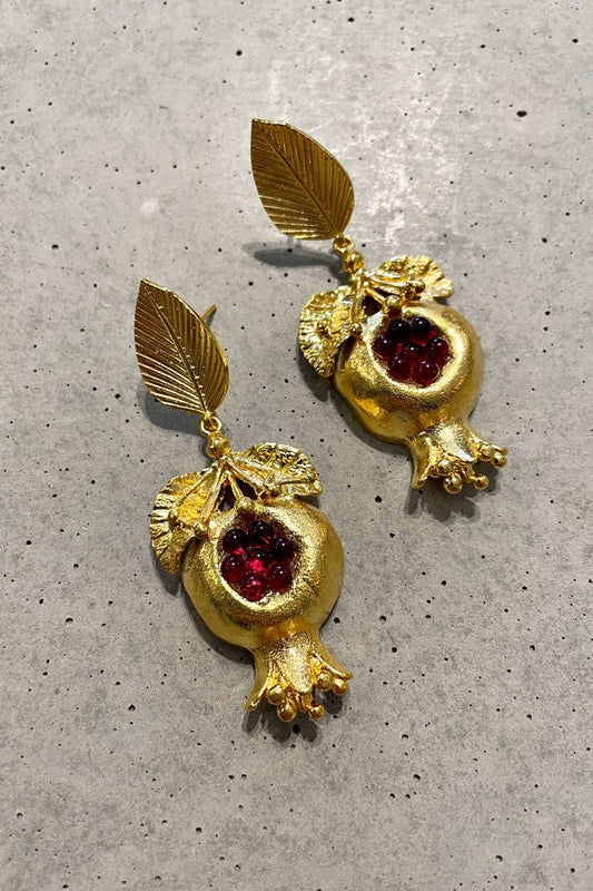 POMEGRANATE EARRINGS