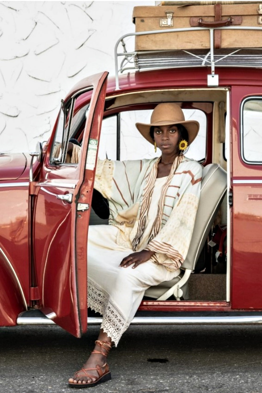 MARKET OF STARS RADIATE CROPPED BAMBOO KIMONO