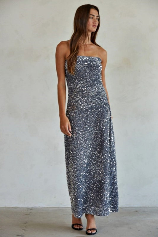 BY TOGETHER RAINBOW ROOM SEQUIN MAXI