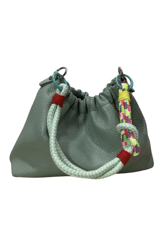 PLISSA DUMPLING BAG SAGE GREEN