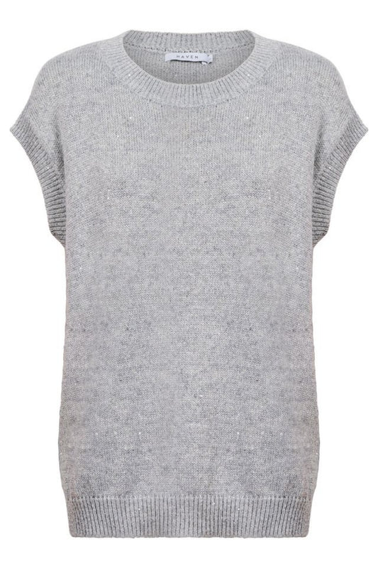 HAVEN SALLA SPARKLE VEST SILVER