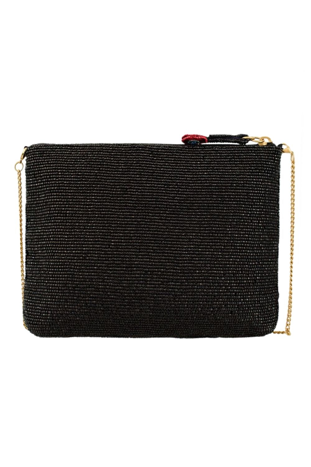 MARY FRANCES MIDNIGHT GARDEN CROSSBODY BAG