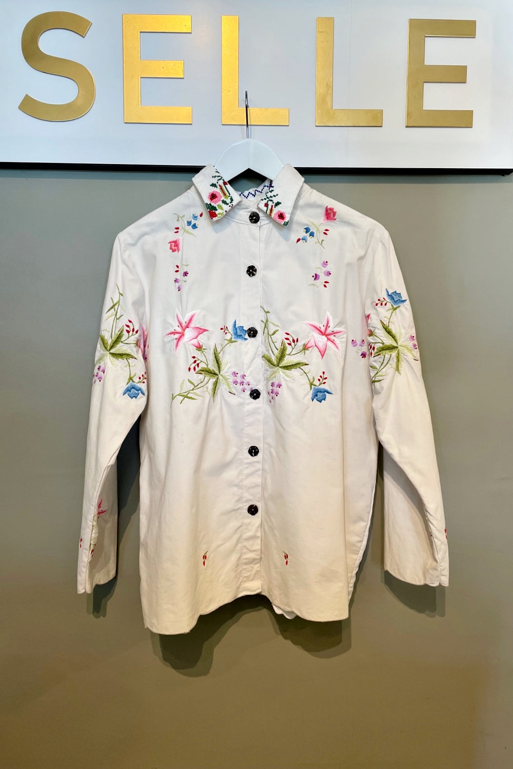 ROSELLE VINTAGE REMADE LONG SLEEVE SHIRT #18