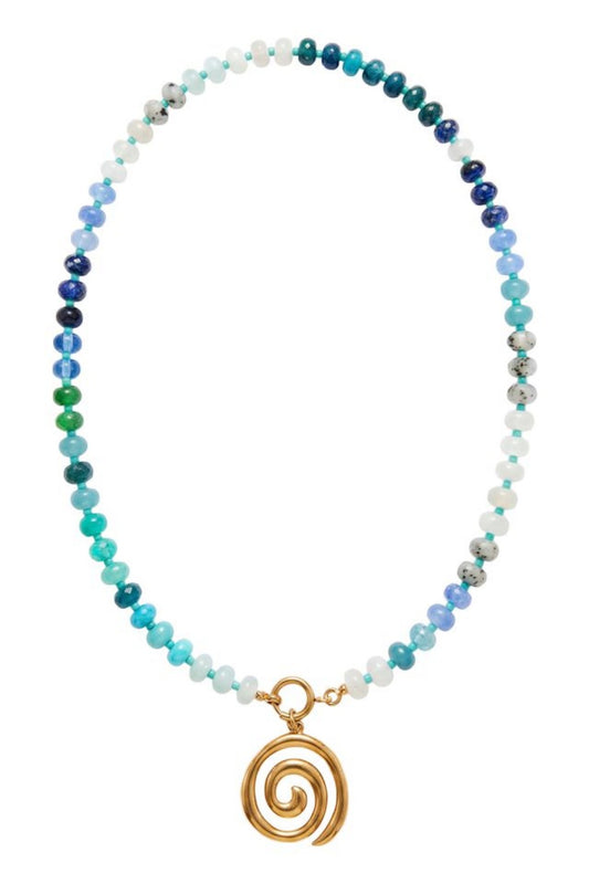 HAVEN SICILY NECKLACE BLUE
