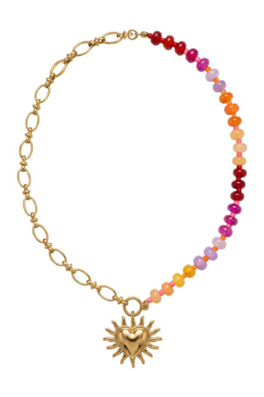 HAVEN SICILY NECKLACE PINK
