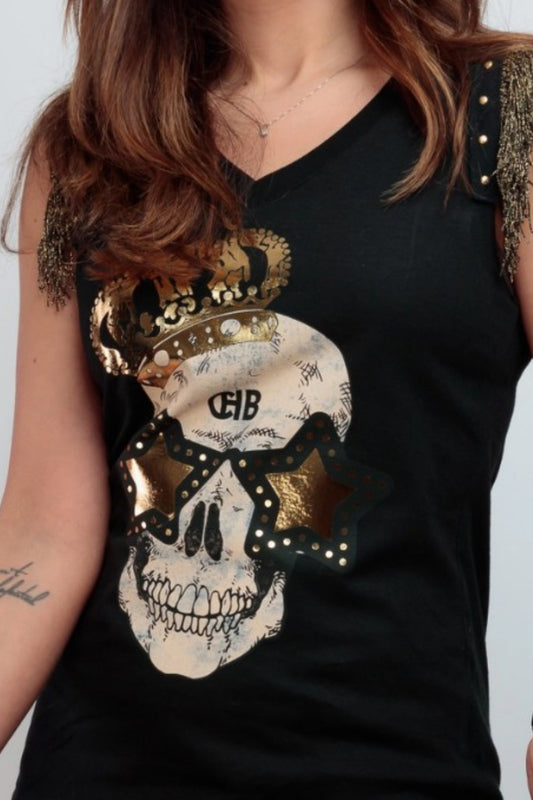 CHILL SKULL DARKNESS TEE