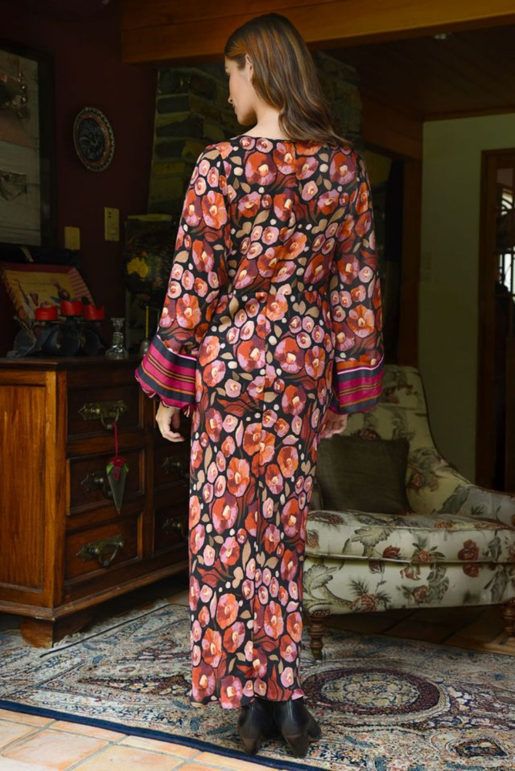 COOPER SLIP THROUGH DRESS BLOOM YOUR HEART OUT