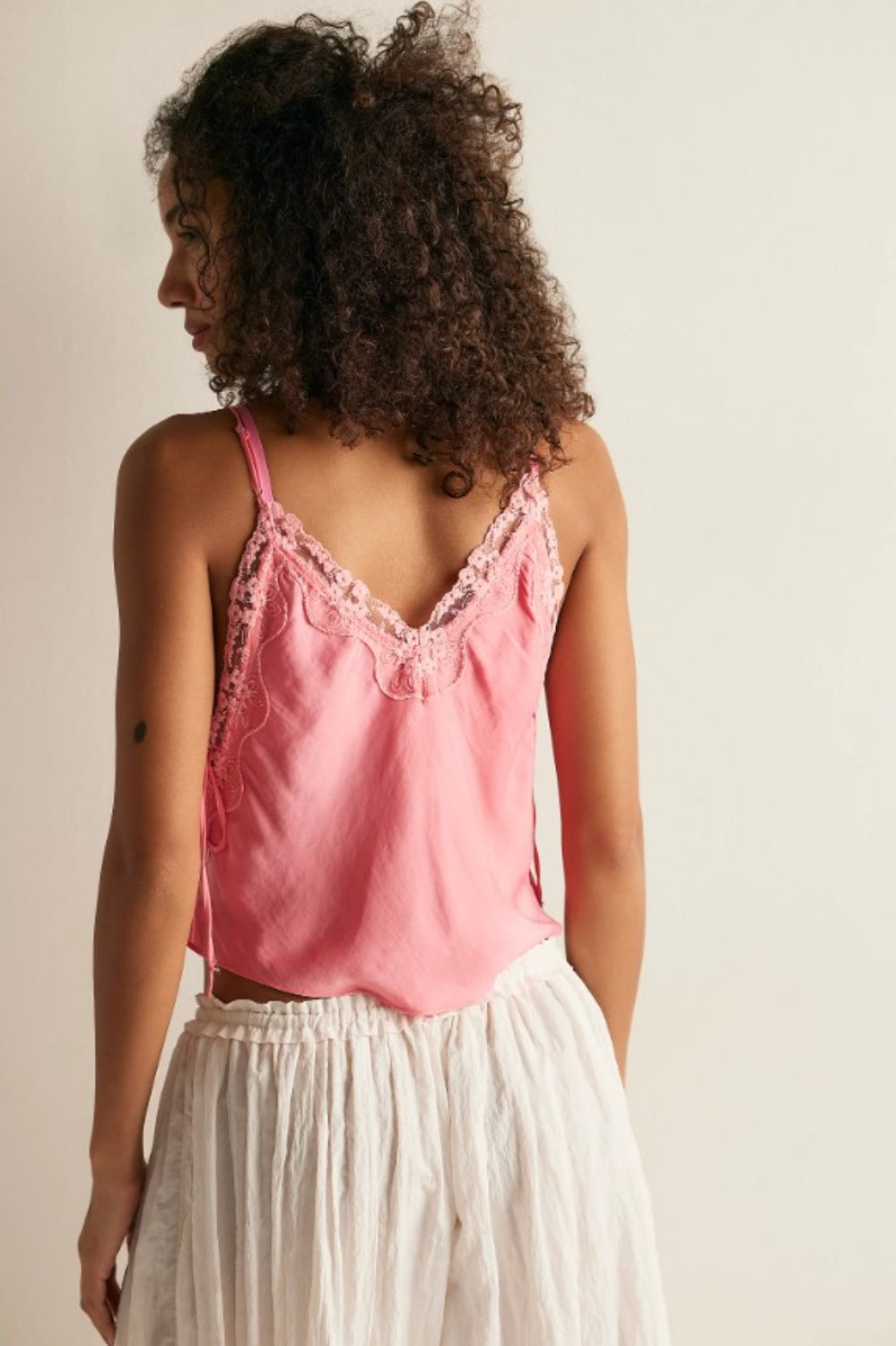 FREE PEOPLE SOMEONE LIKE YOU CAMI CONCH SHELL PINK