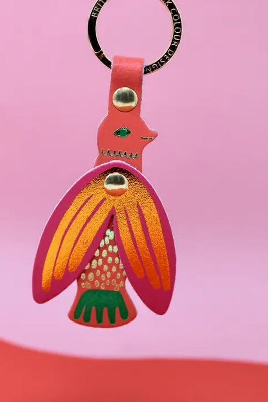 ARK SONGBIRD KEYRING ORANGE + GREEN