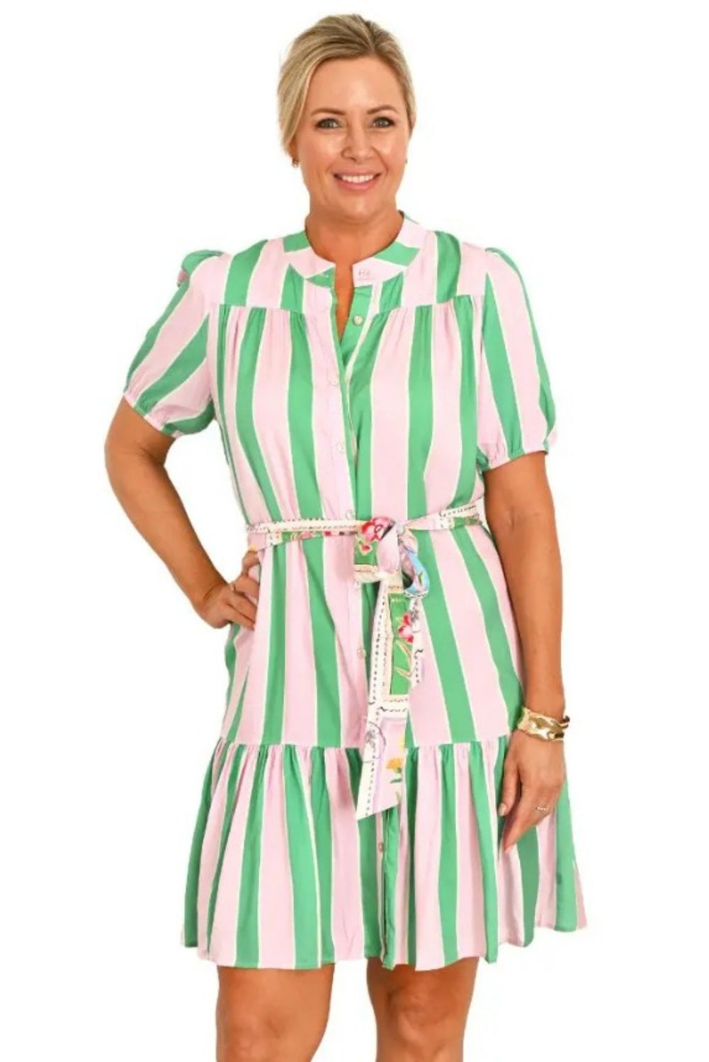 SORBET BEE MESSENGER MACKENZIE DRESS