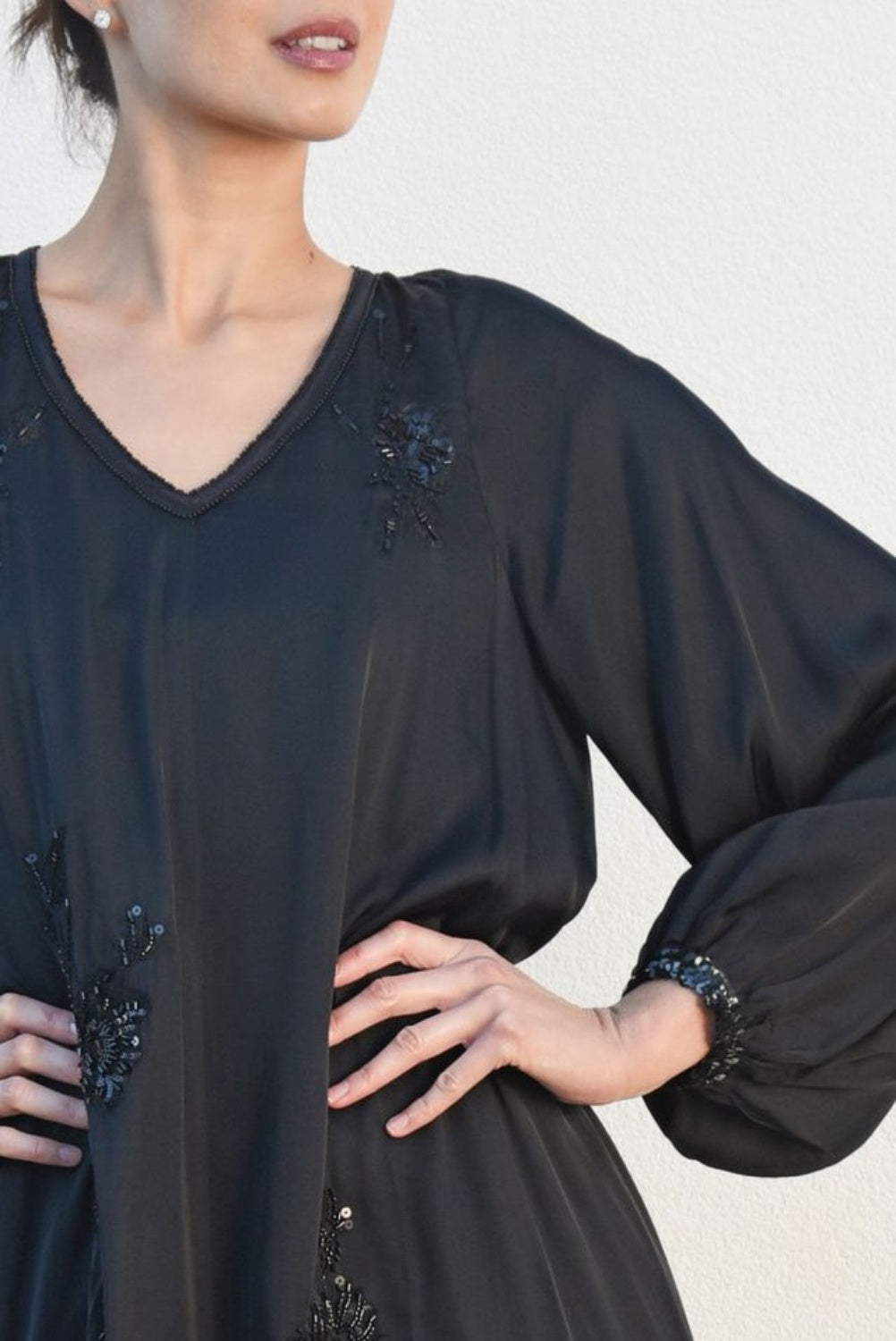 TRELISE COOPER SPARKLE ALL NIGHT DRESS BLACK