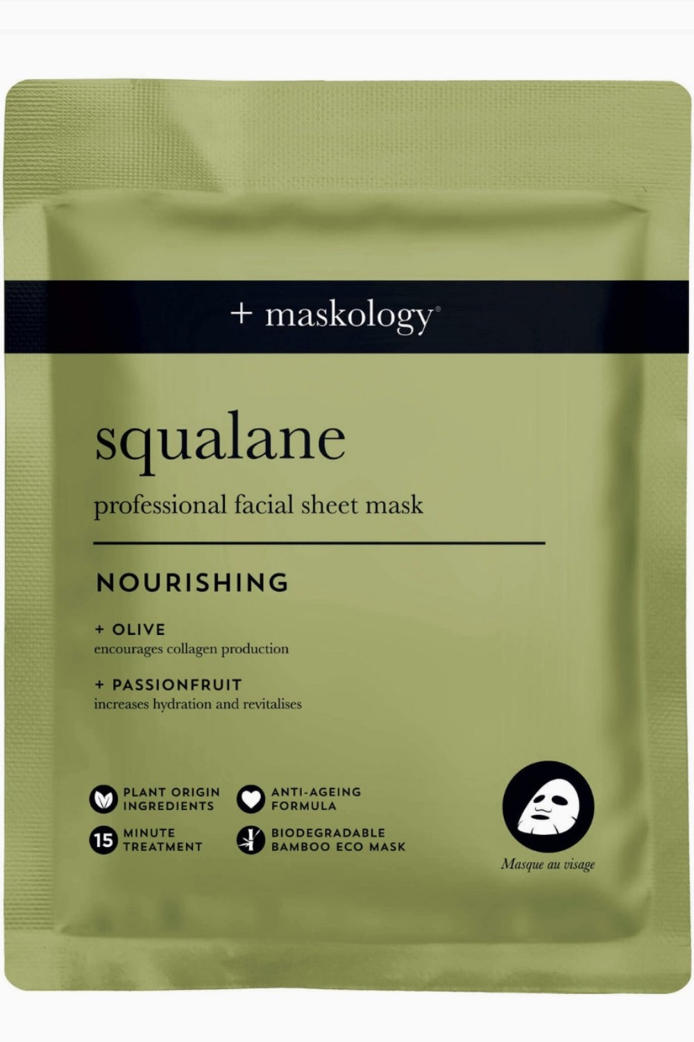 MASKOLOGY SQUALANE FACIAL SHEET MASK