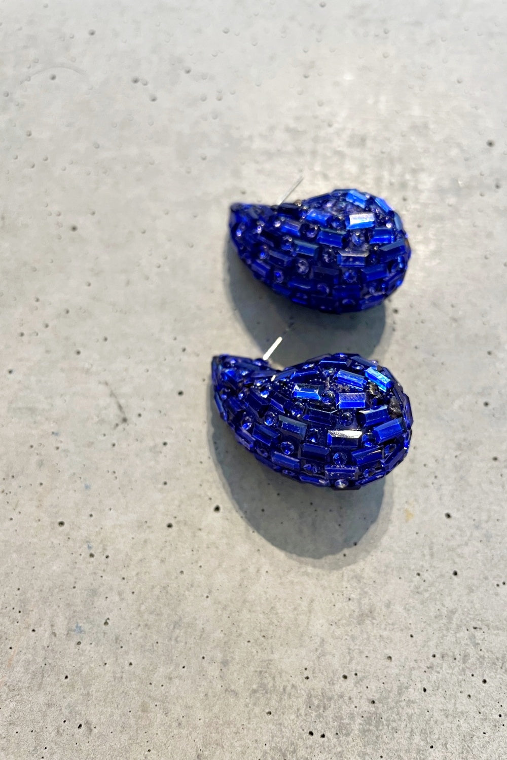 STARDUST EARRINGS COBALT