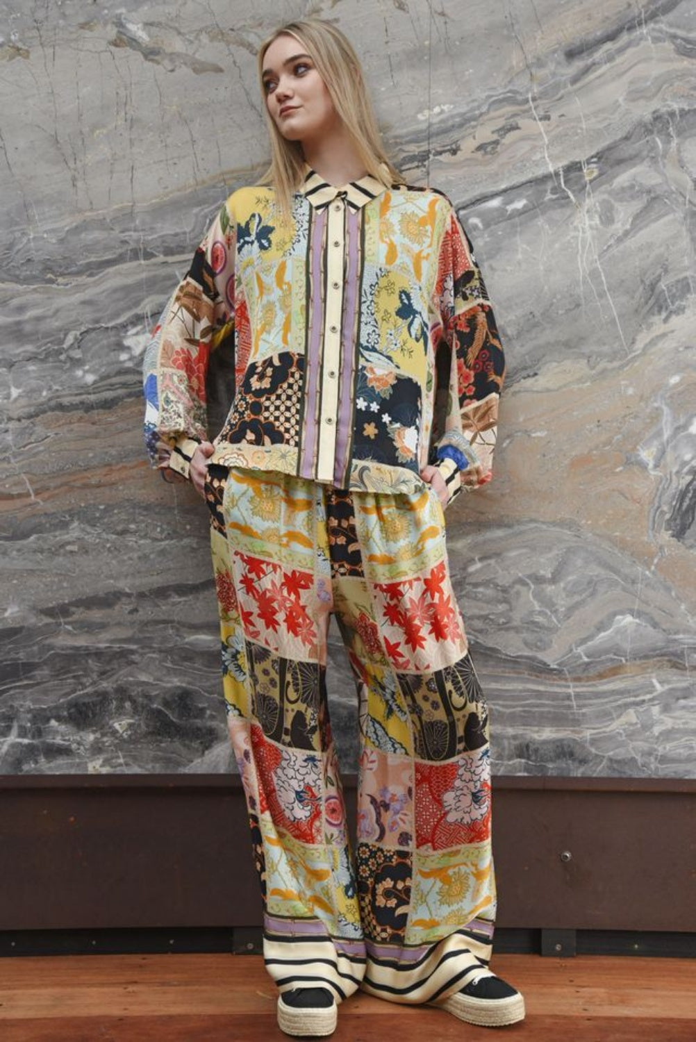 CURATE STRETCH A LEG PANT SQUARES