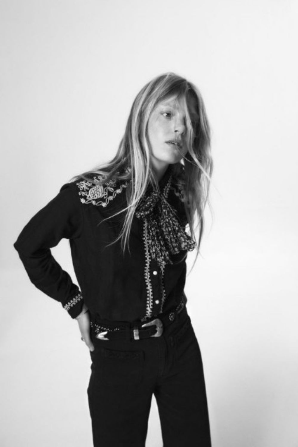 MAISON HOTEL TABASCO BLOUSE BLACK