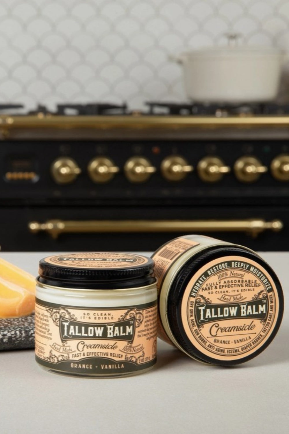 ROOTS + LEAVES TALLOW BALM CREAMSICLE
