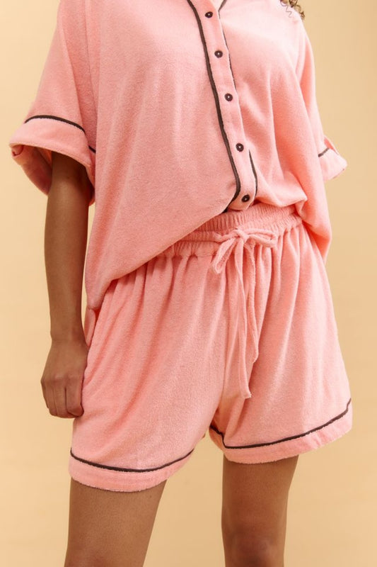 COLLECTIVO SARA TERRY TOWELING SHORTS