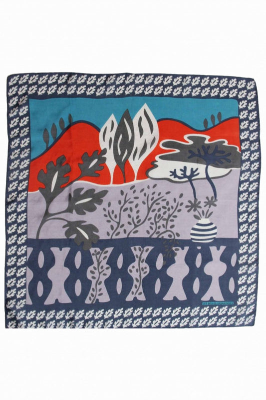 LES BELLES VAGABONDES TOSCANE MINI SCARF ORANGE