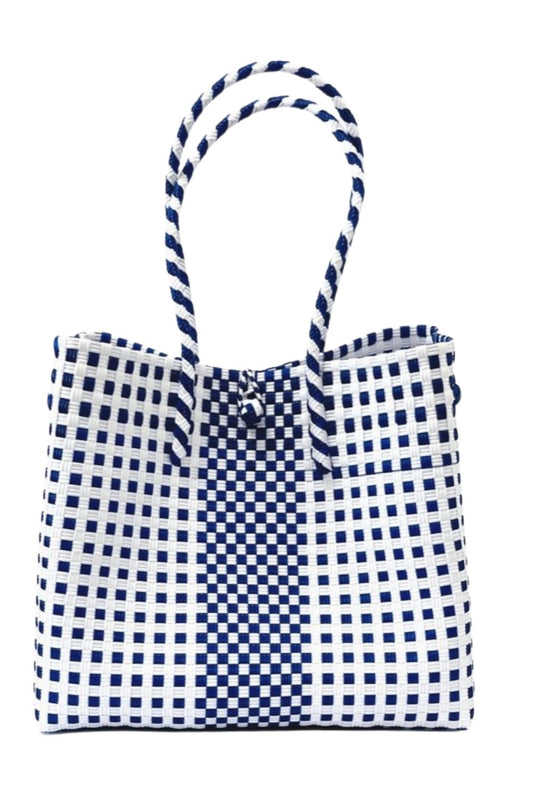 MY FUNKY BAGS RECYCLED WOVEN PLASTIC EXTRA LARGE TOTE BAG