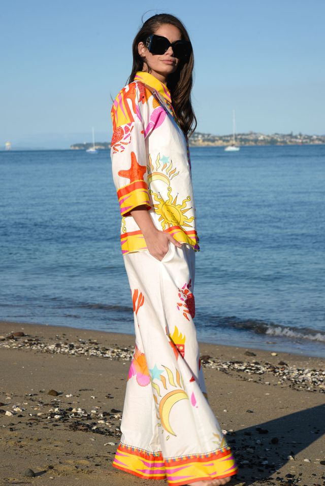 CURATE STRETCH A LEG PANT SUNNY SIDE UP