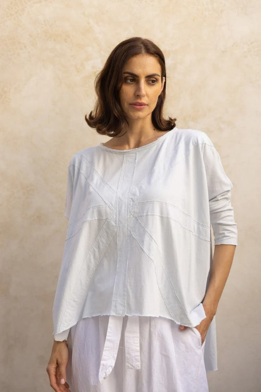 MEG BY DESIGN UNION TEE ICE