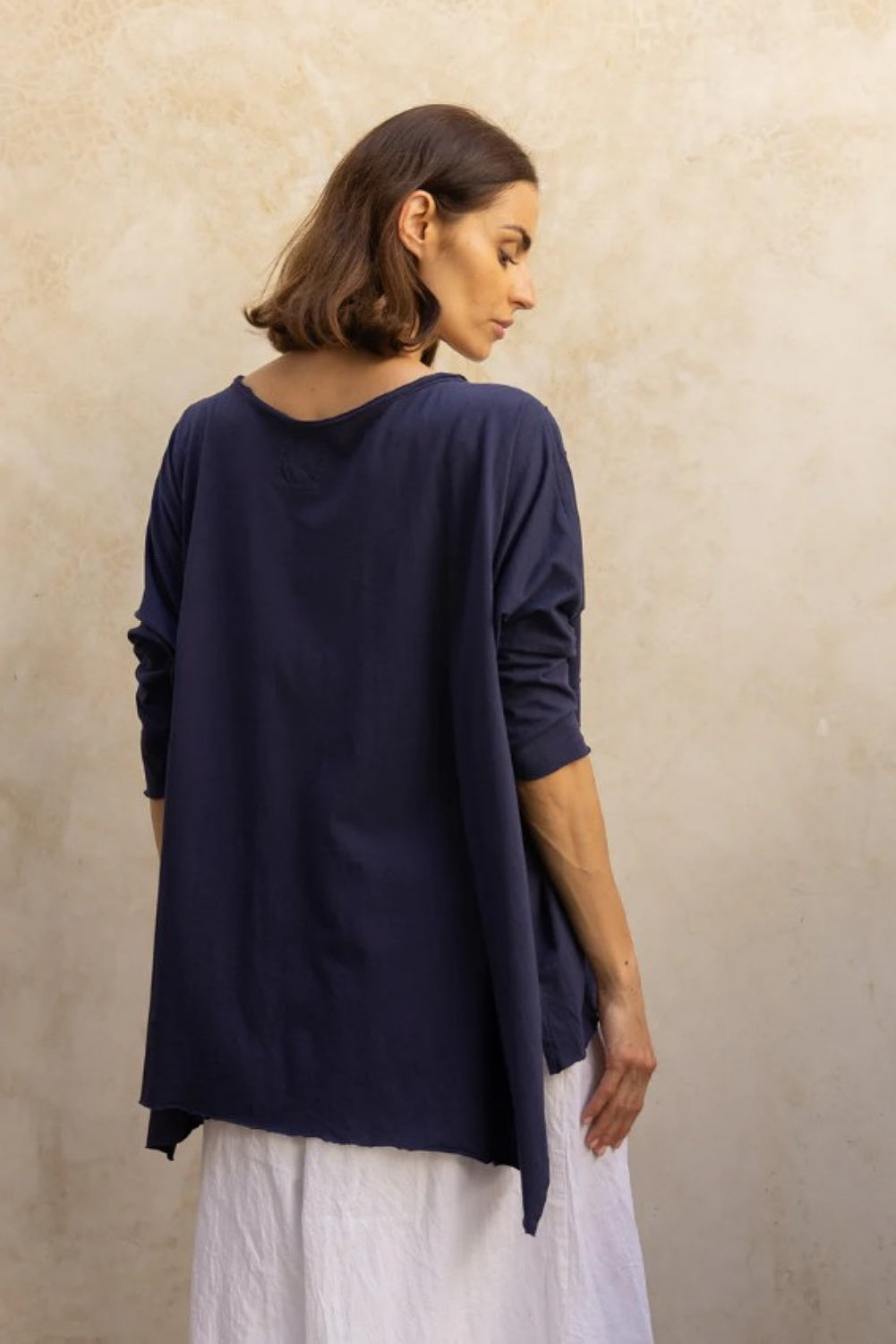 MEG BY DESIGN UNION TEE INDIGO