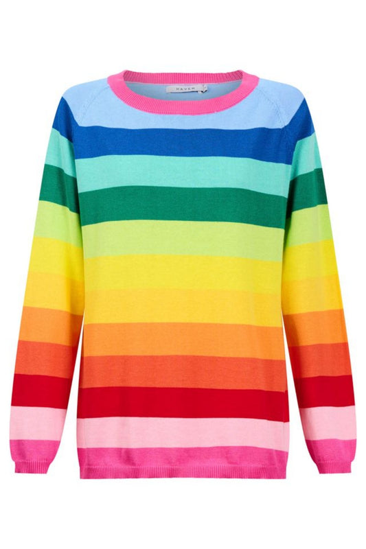 HAVEN VERMONT STRIPE JUMPER RAINBOW