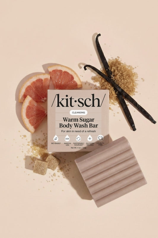 KITSCH WARM SUGAR SOLID BODY WASH BAR 114G