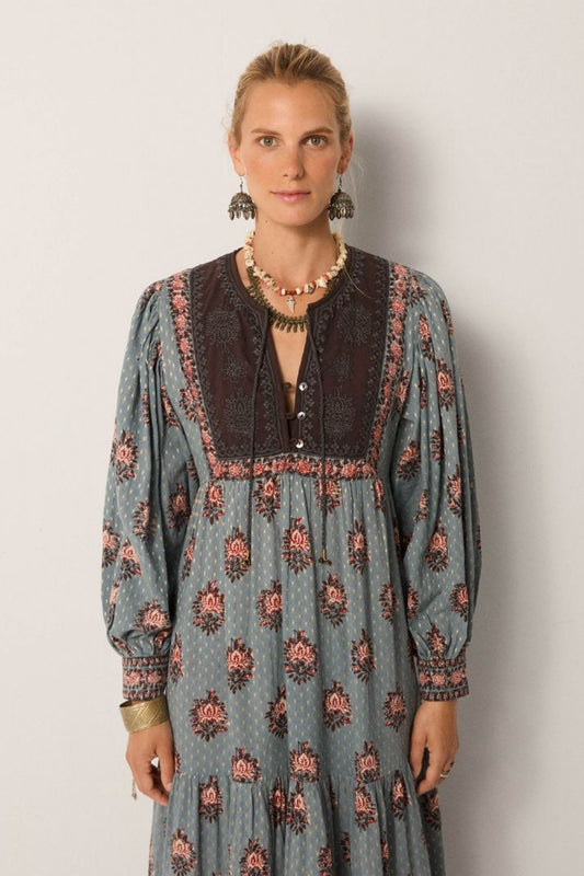 MAISON HOTEL WATERLILLIES ALLEGRA DRESS