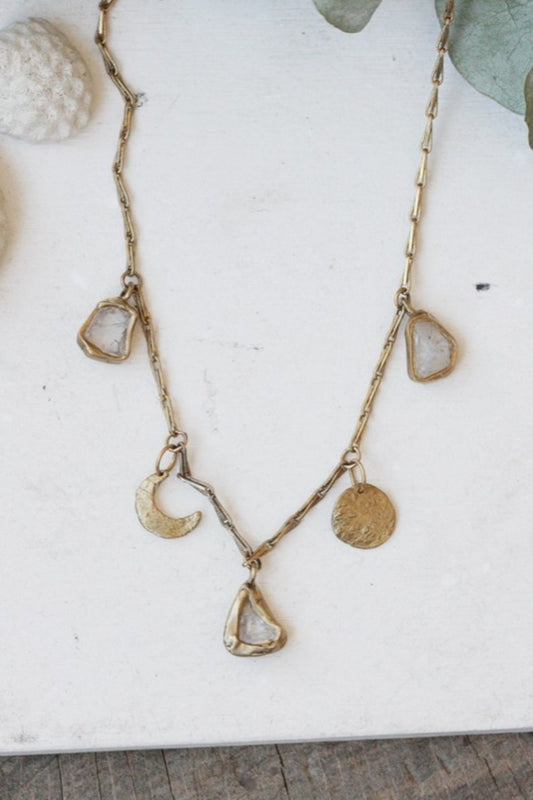 EMILIE SHAPIRO WAX + WANE NECKLACE