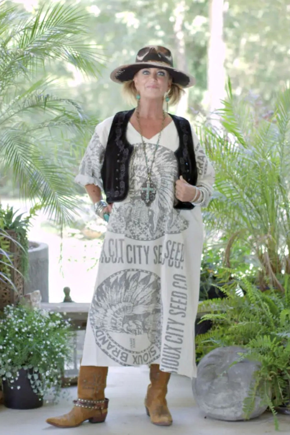 PRE-ORDER JADED GYPSY WEEKEND MERCANTILE DRESS SIOUX CITY