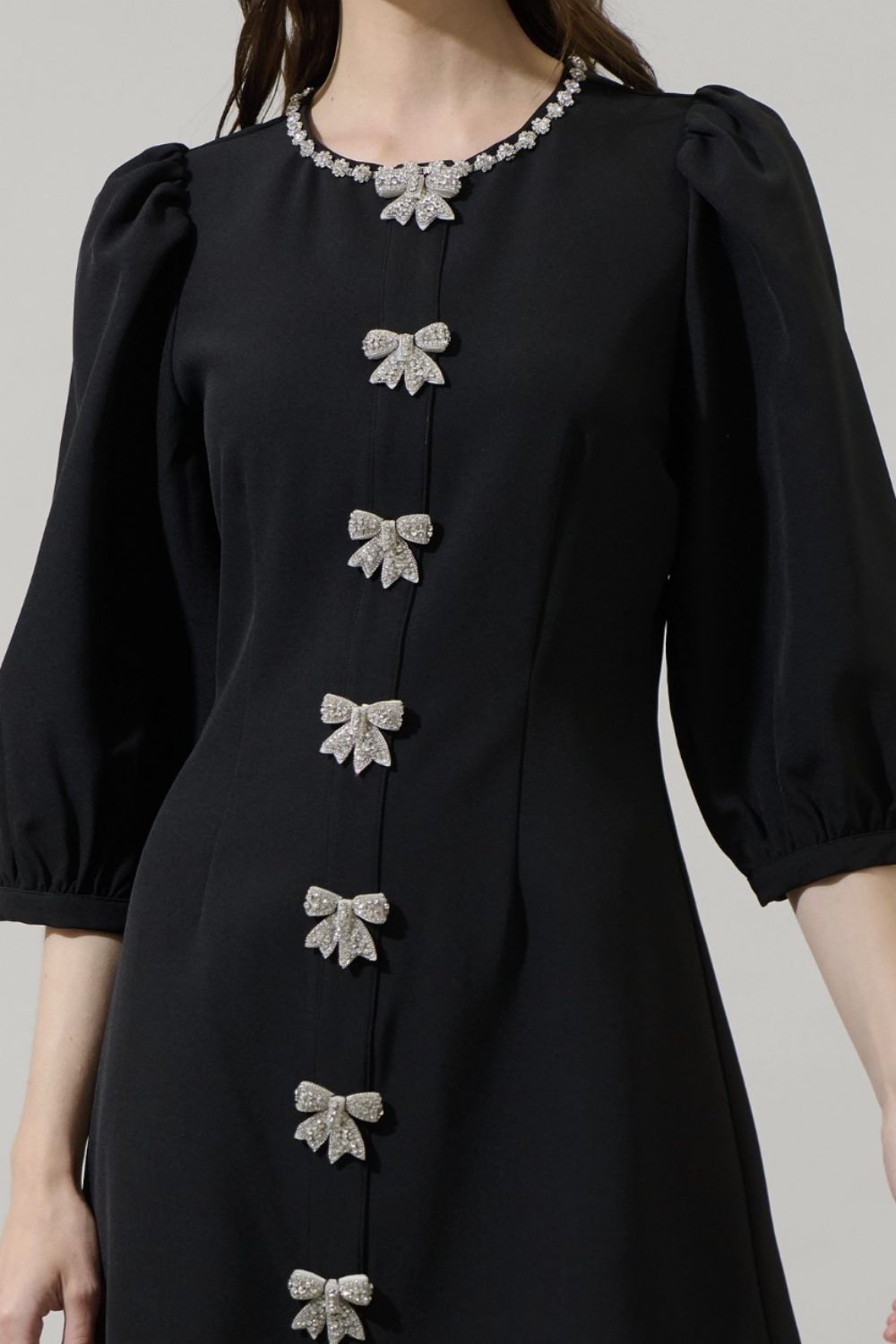 BLACK DIAMOND MINI DRESS