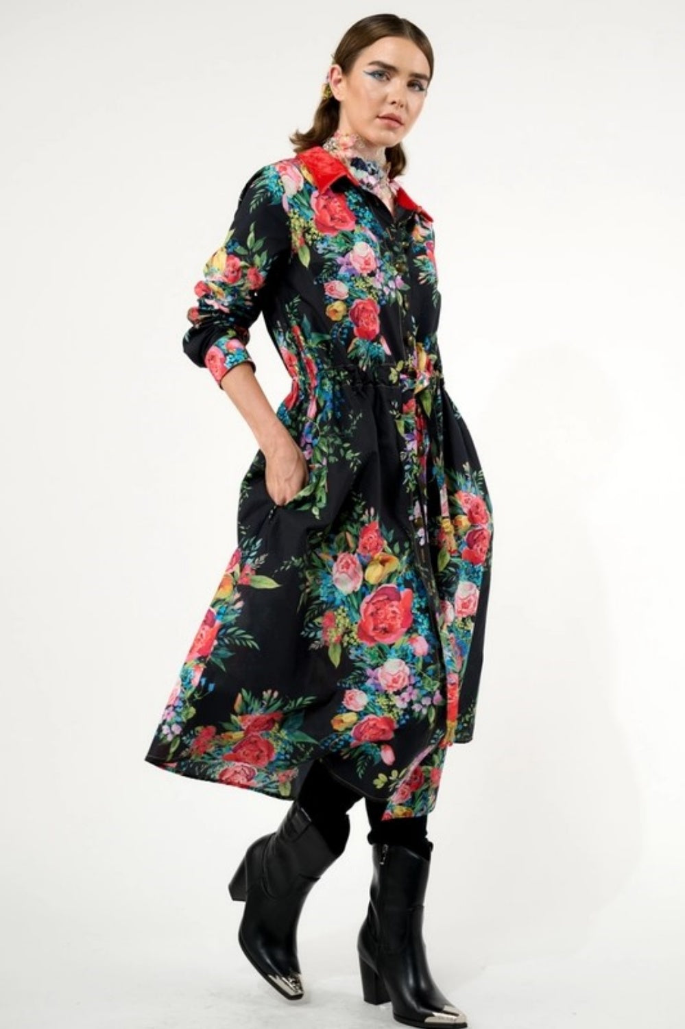 ARATTA ZINNIA SHIRTDRESS