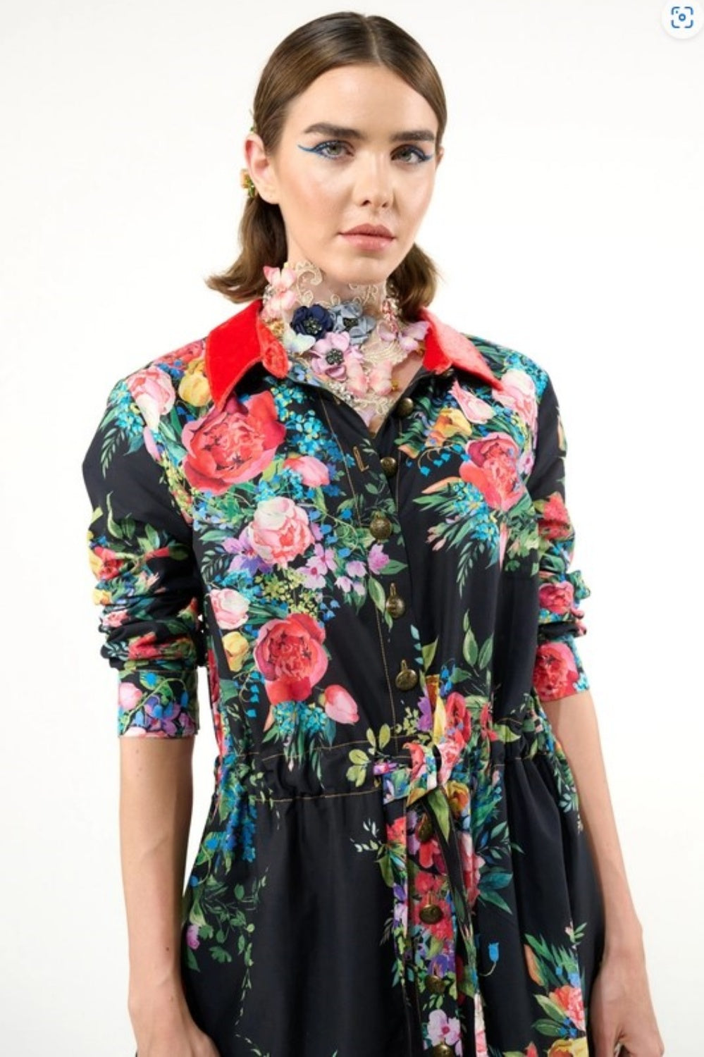 ARATTA ZINNIA SHIRTDRESS