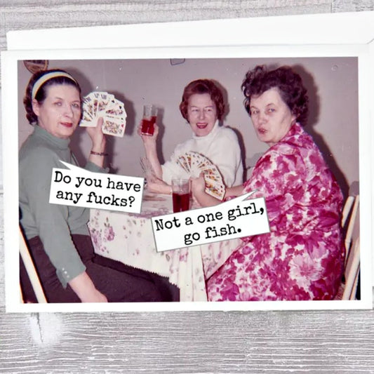 GO FISH GREETING CARD