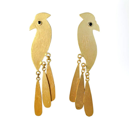 MS BIRDE EARRING GOLD