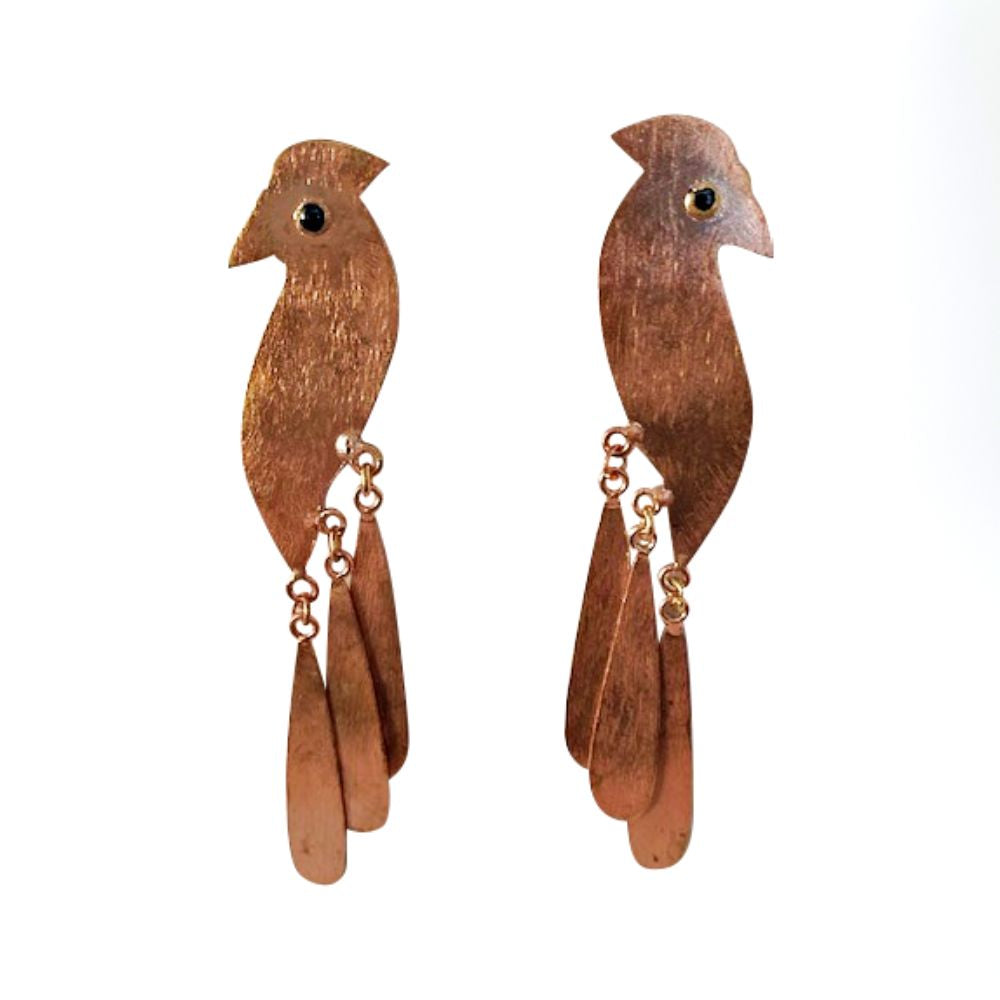 MS BIRDE EARRING COPPER