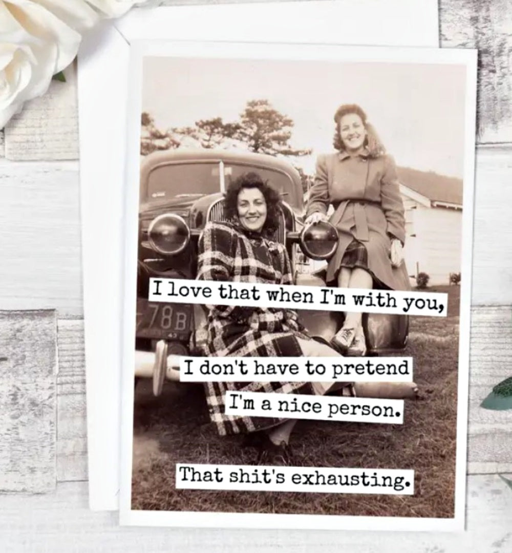 NICE PERSON GREETING CARD
